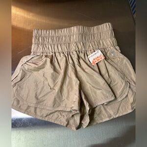 FP Movement by Free People Beige Athletic Shorts